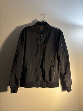 Zara Black Men's Bomber Jacket